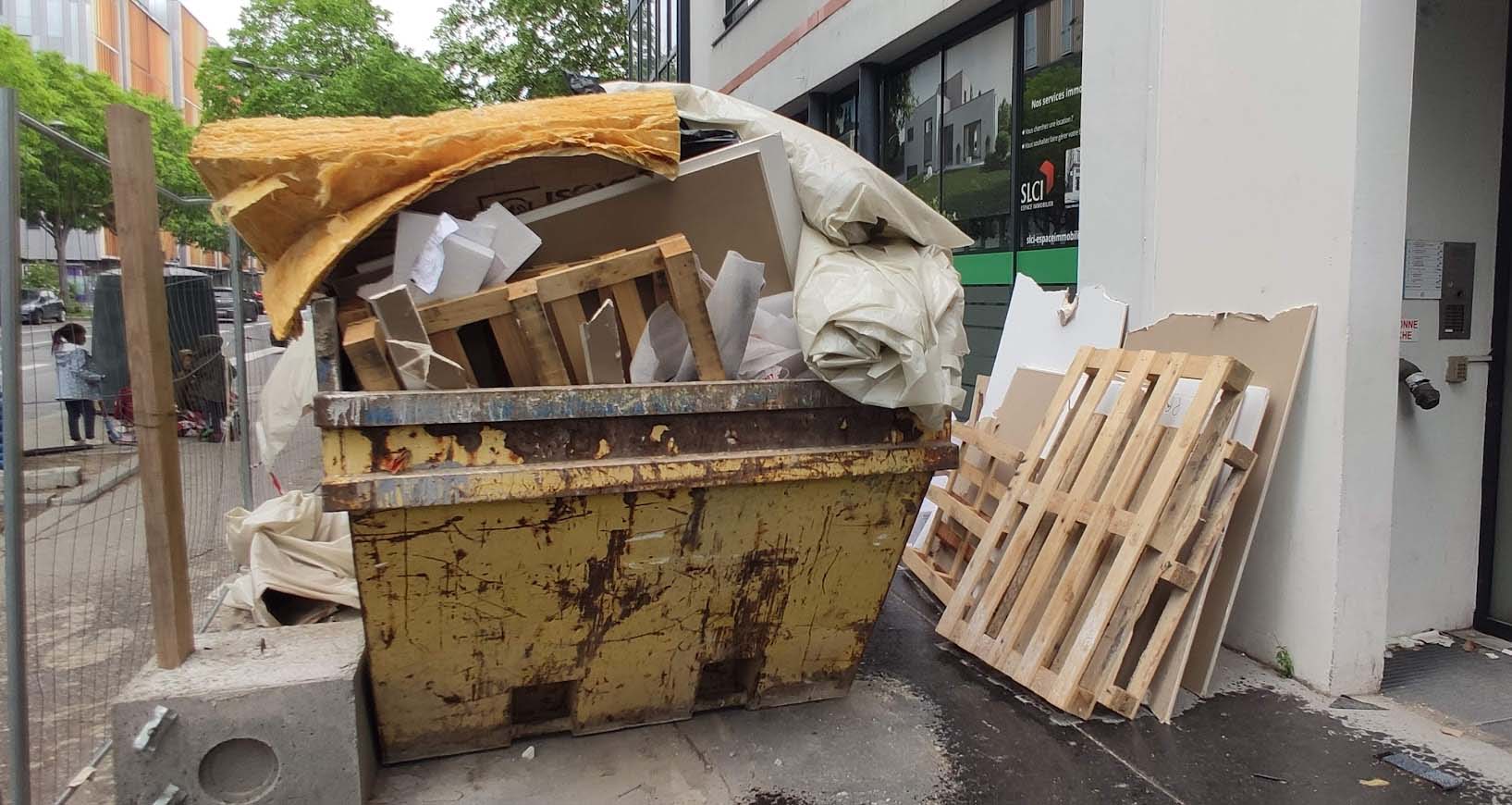 gestion des déchets de chantier Lyon